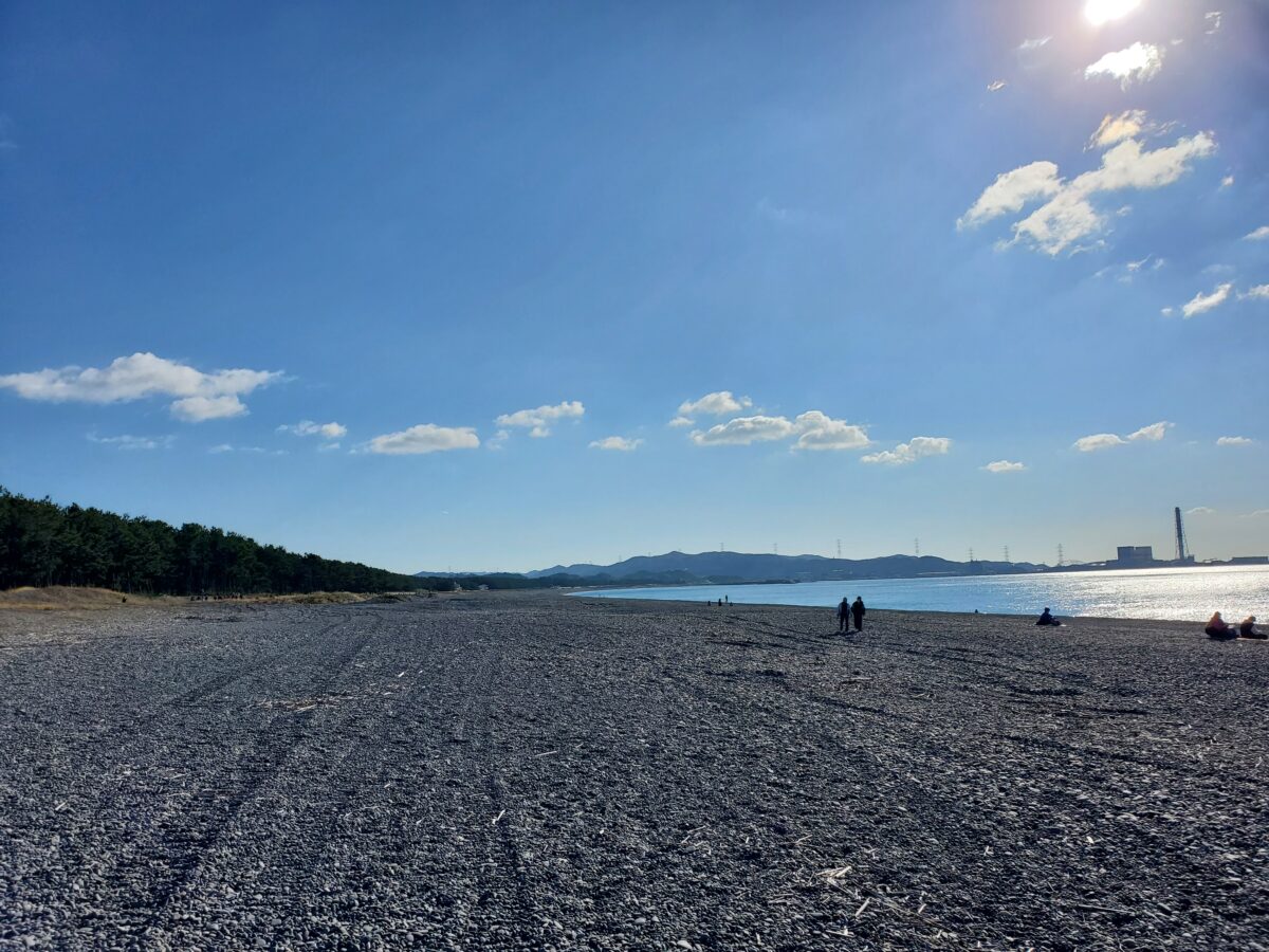 9:30ころの煙樹ヶ浜